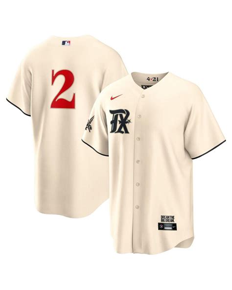 men's texas rangers nike cream 2023 city connect replica jersey|texas rangers jersey.